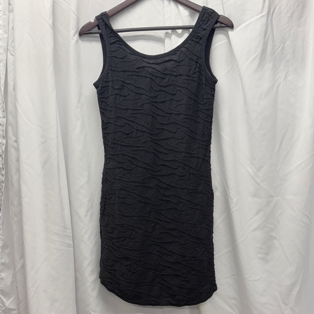 Toad&Co Textured Black Mini Dress